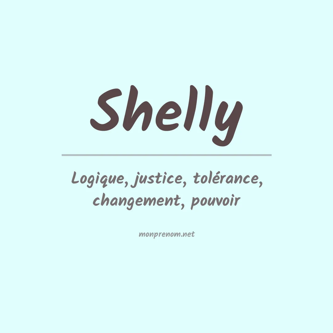 Prénom Shelly