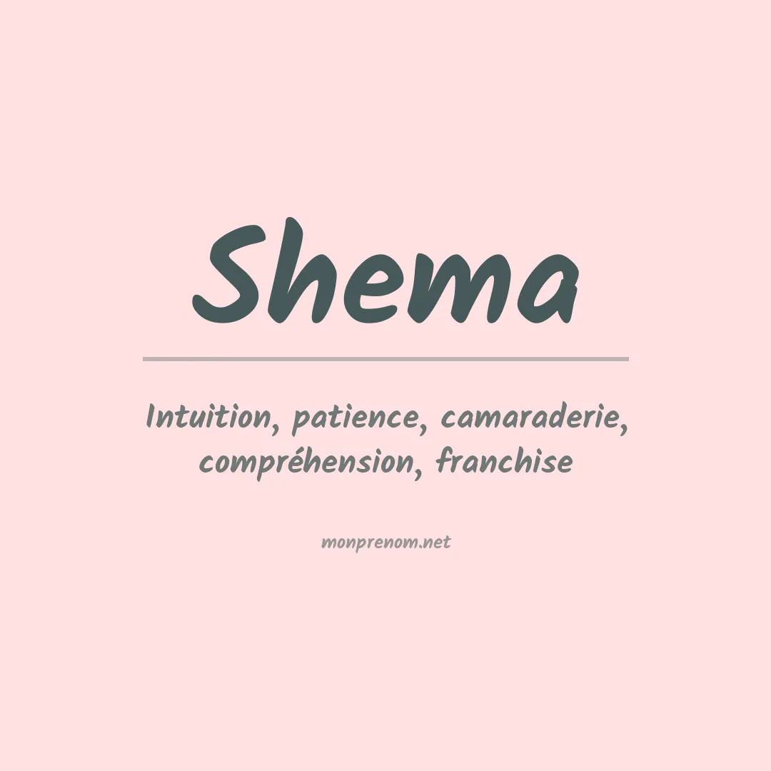 Prénom Shema