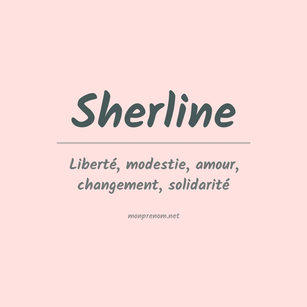 Signification du prénom Sherline