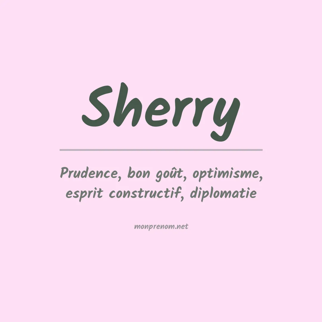 Prénom Sherry