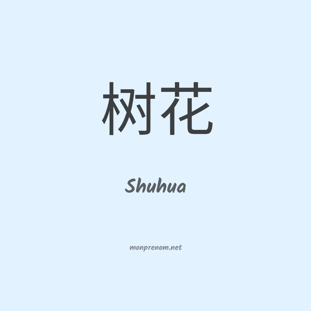Shuhua en chinois