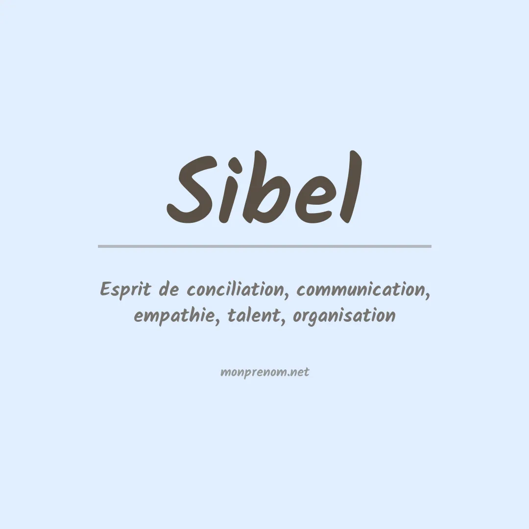 Prénom Sibel