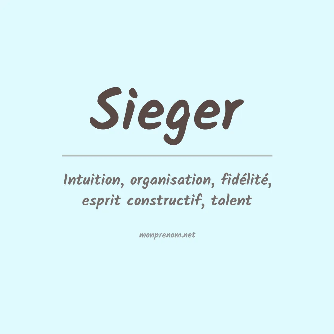 Prénom Sieger