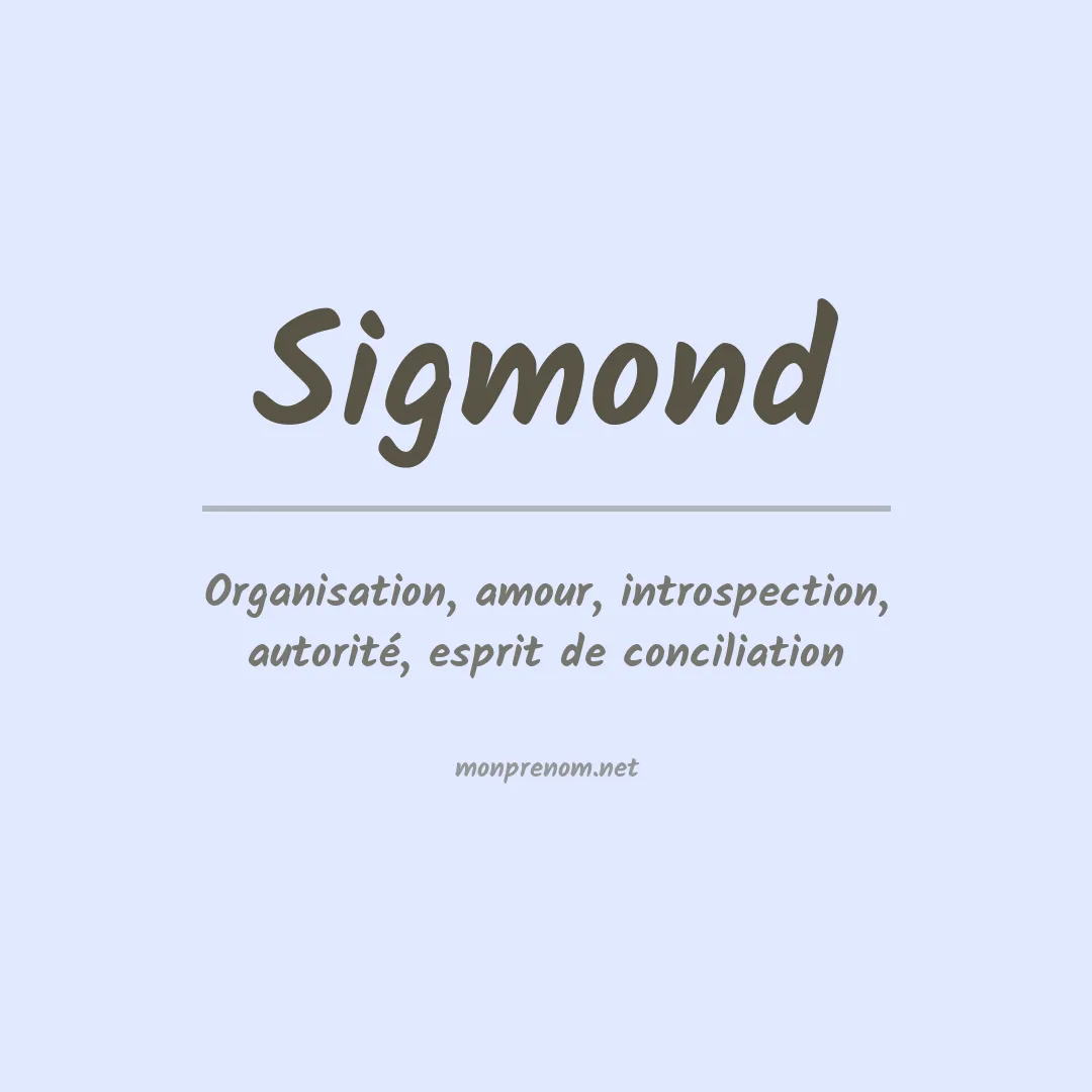 Prénom Sigmond