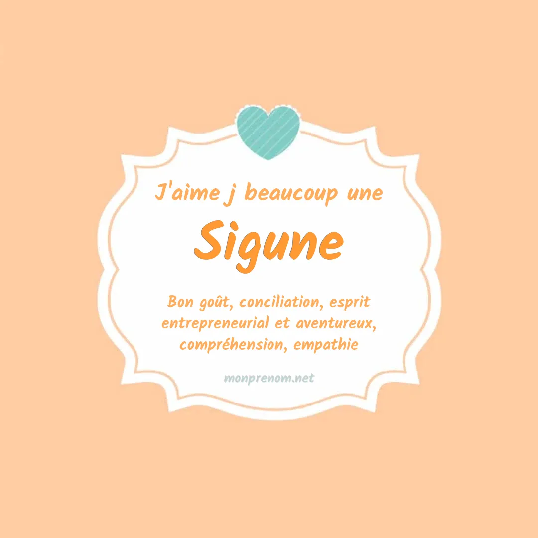 J'aime beaucoup Sigune