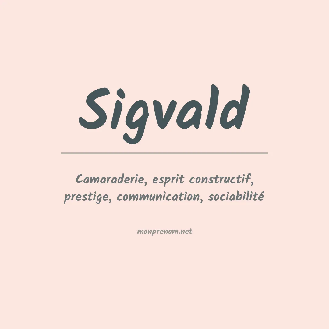 Signification du prénom Sigvald