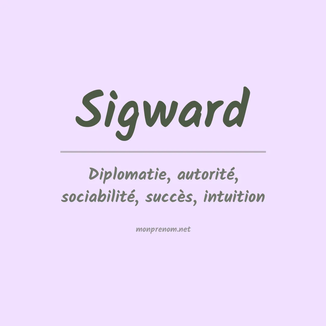 Signification du prénom Sigward