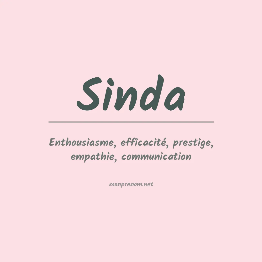 Prénom Sinda