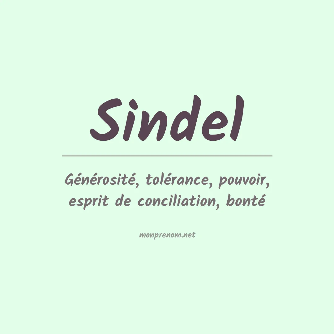 Prénom Sindel