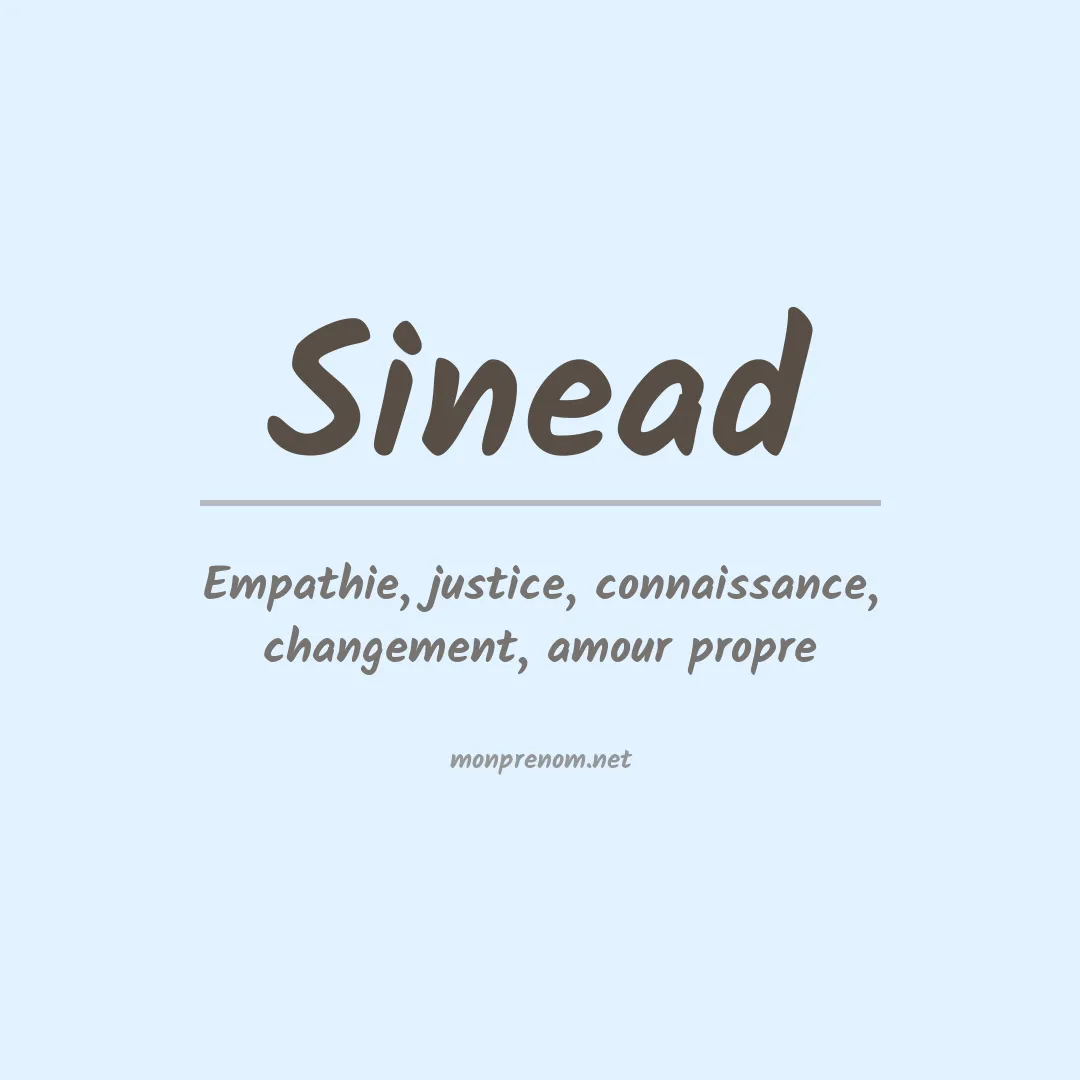 Signification du prénom Sinead