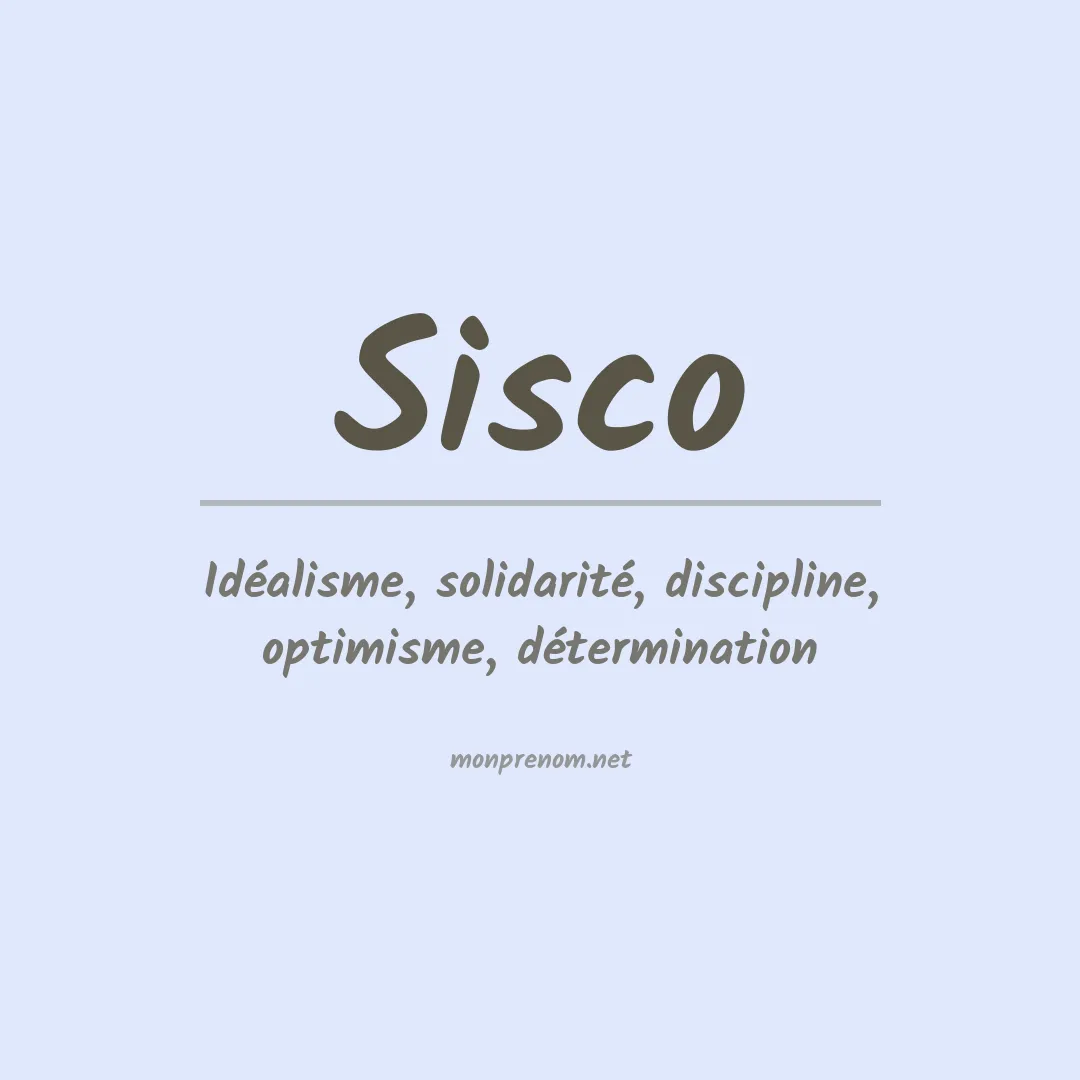 Prénom Sisco