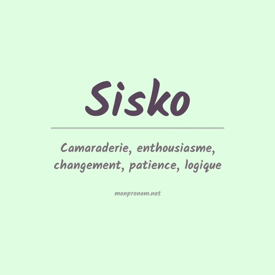 Prénom Sisko