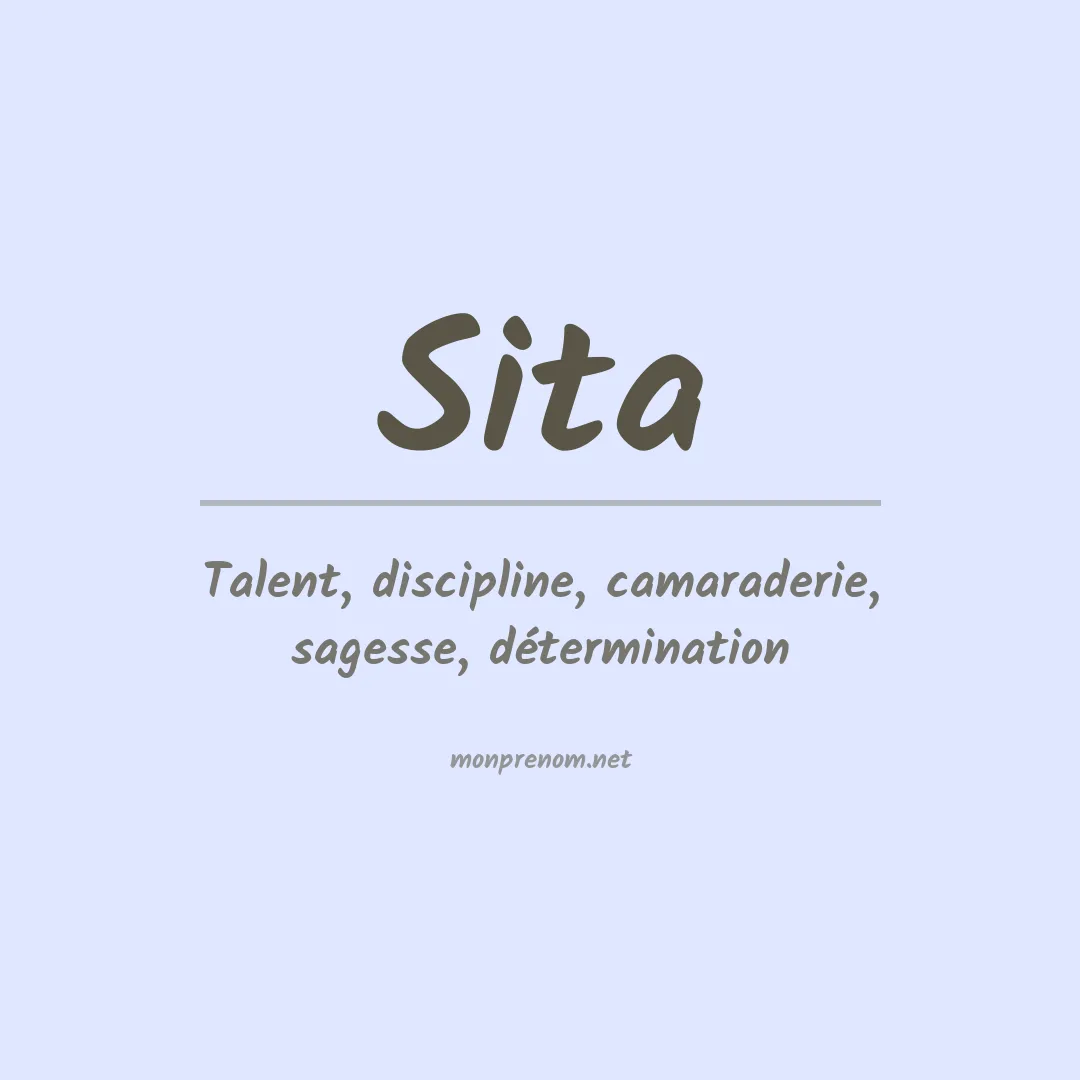 Prénom Sita