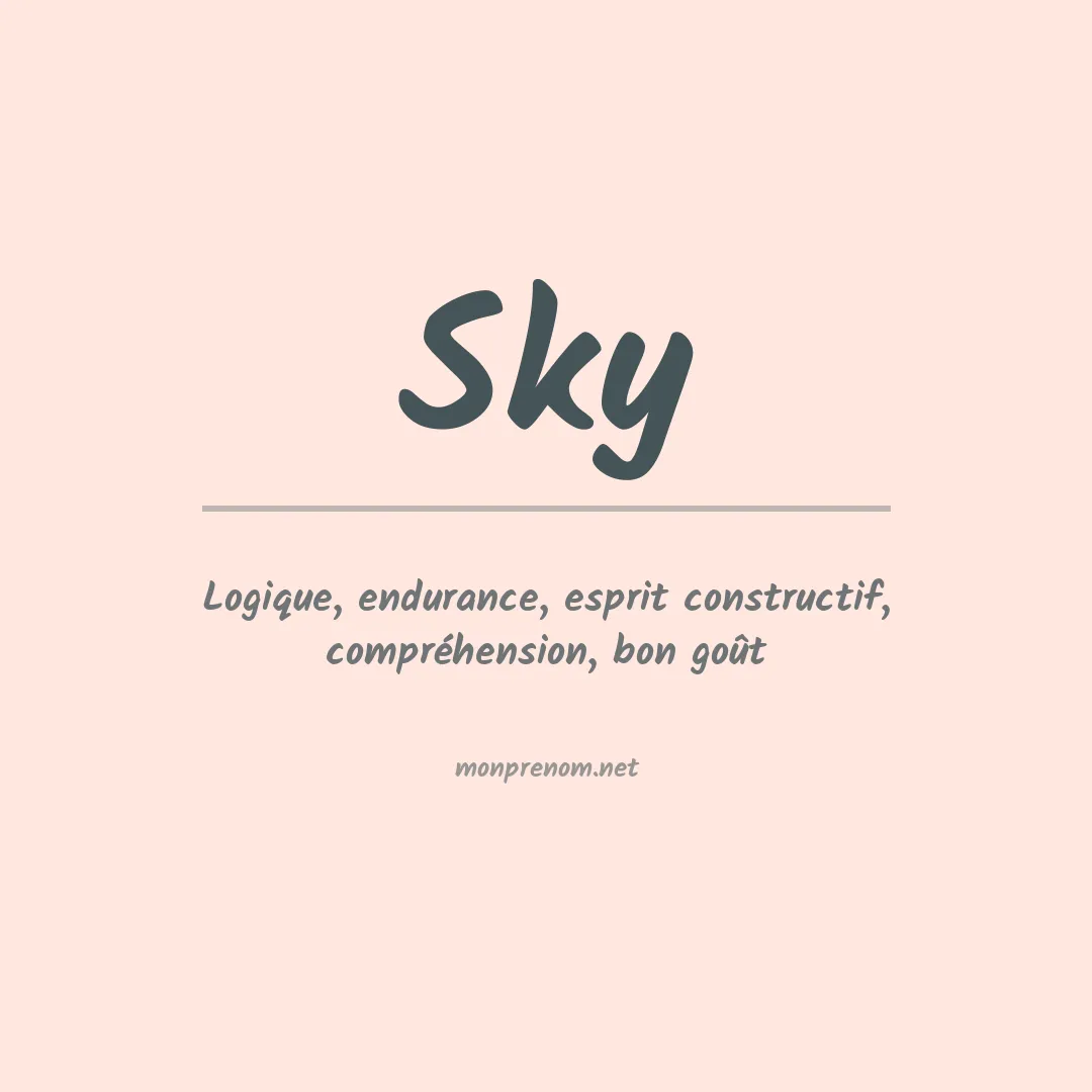 Prénom Sky