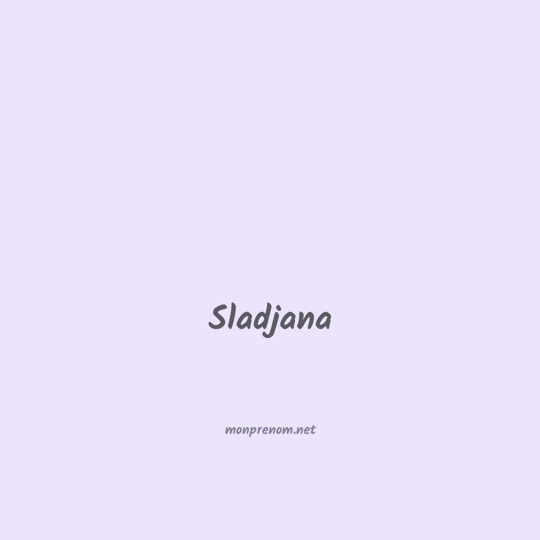 Sladjana en chinois