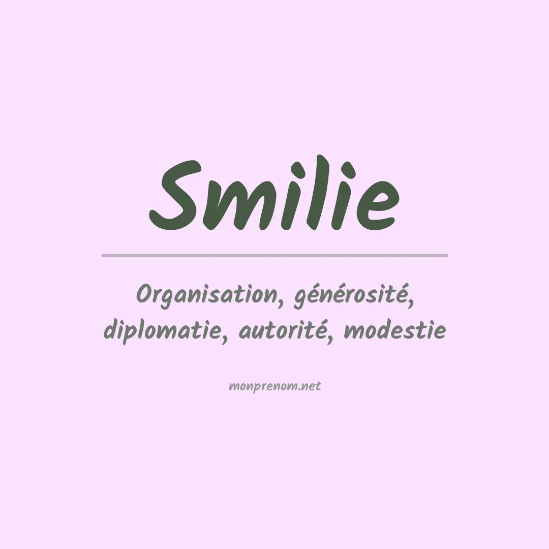 Prénom Smilie