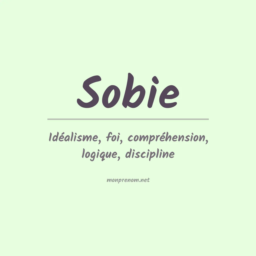 Prénom Sobie
