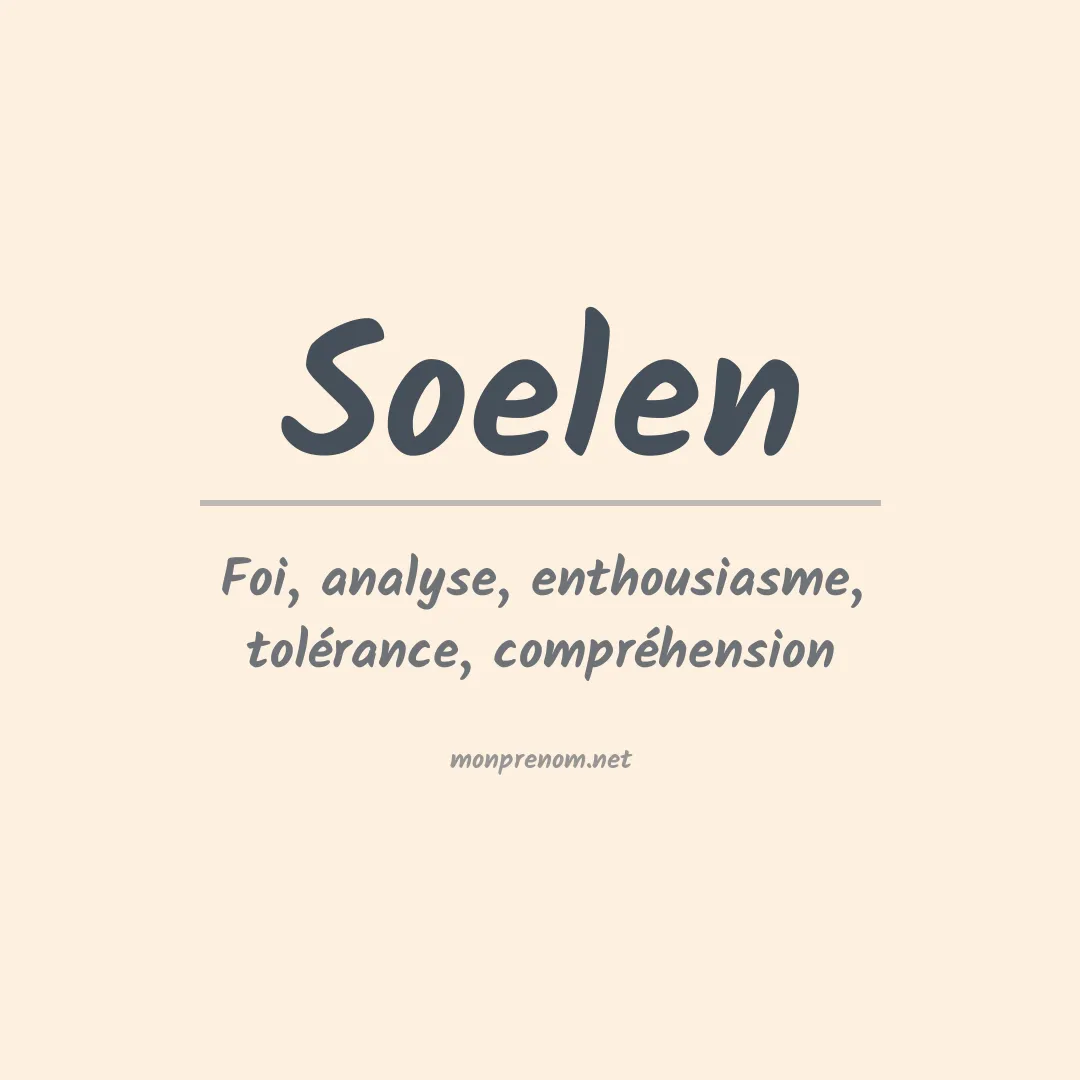 Prénom Soelen