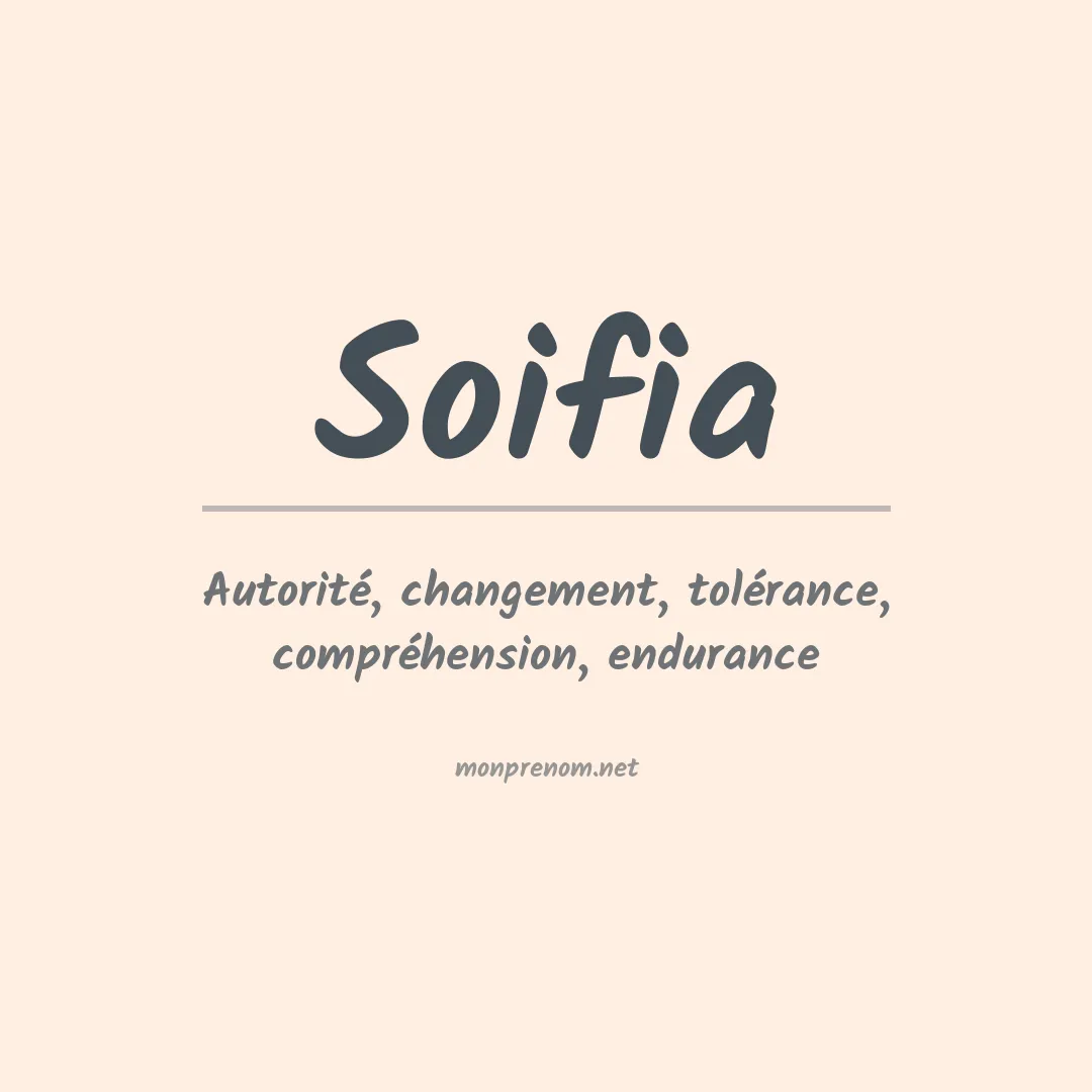 Prénom Soifia
