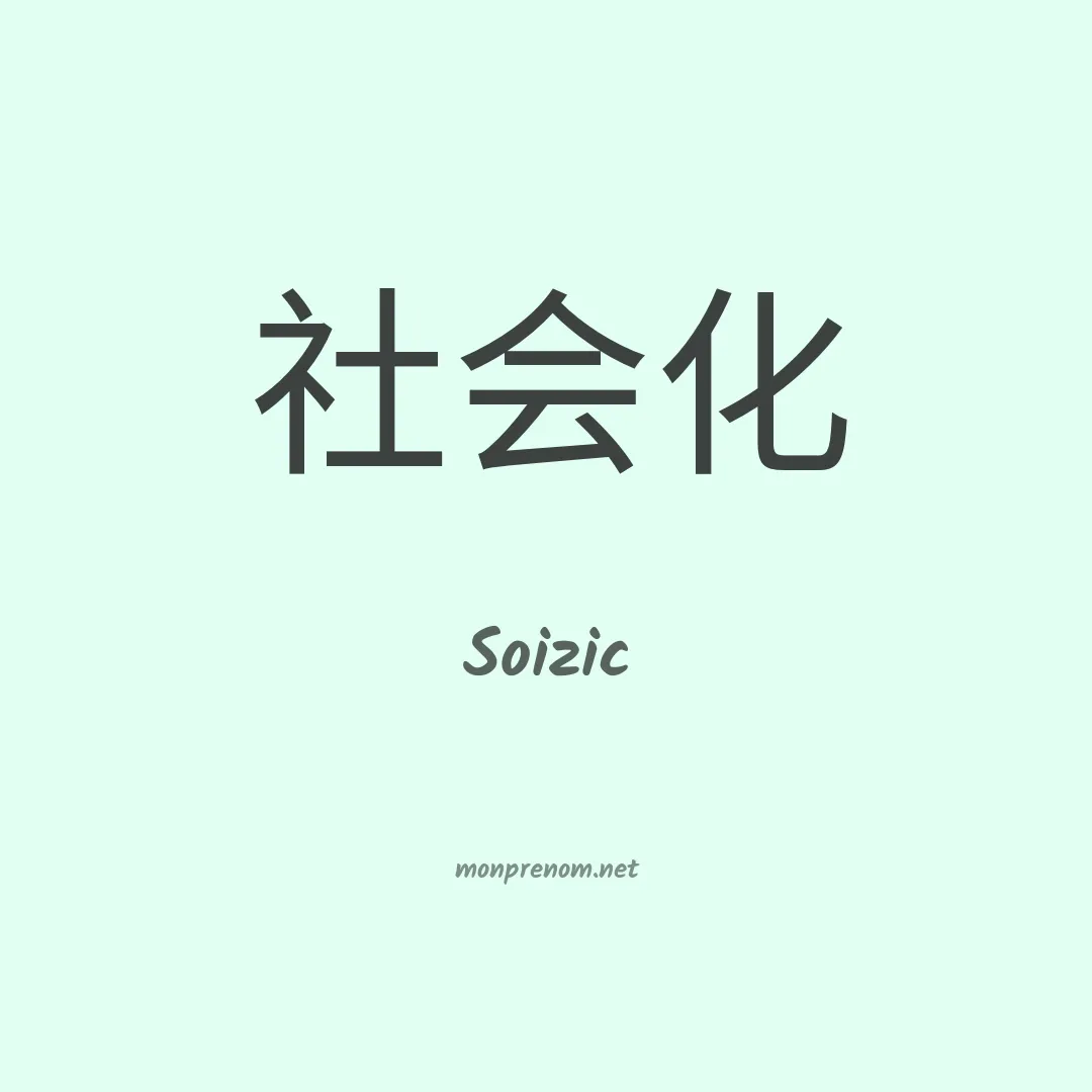 Soizic en chinois