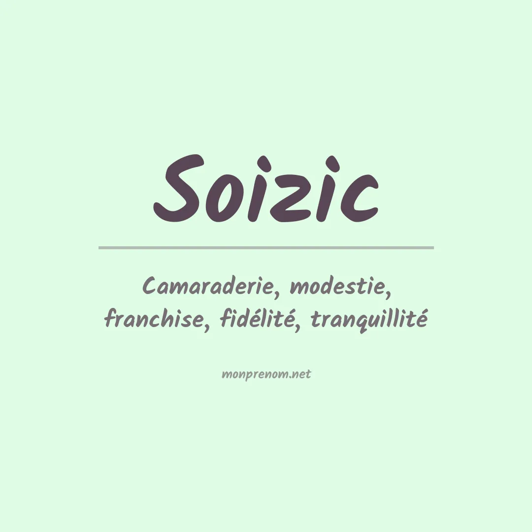Prénom Soizic