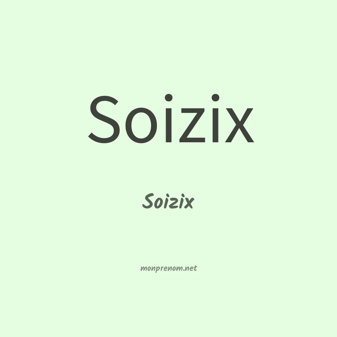 Soizix en chinois