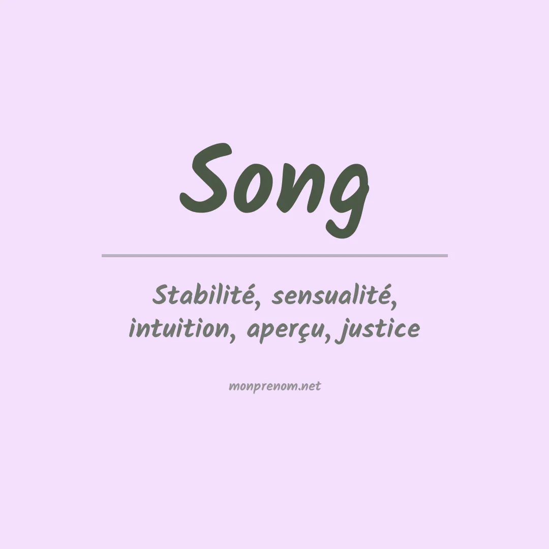 Prénom Song