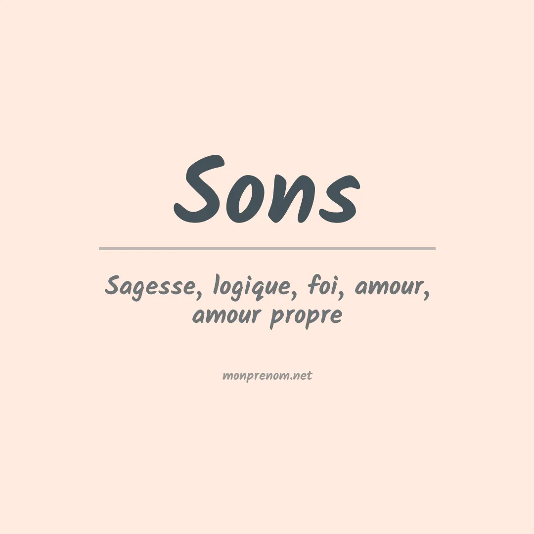 Prénom Sons