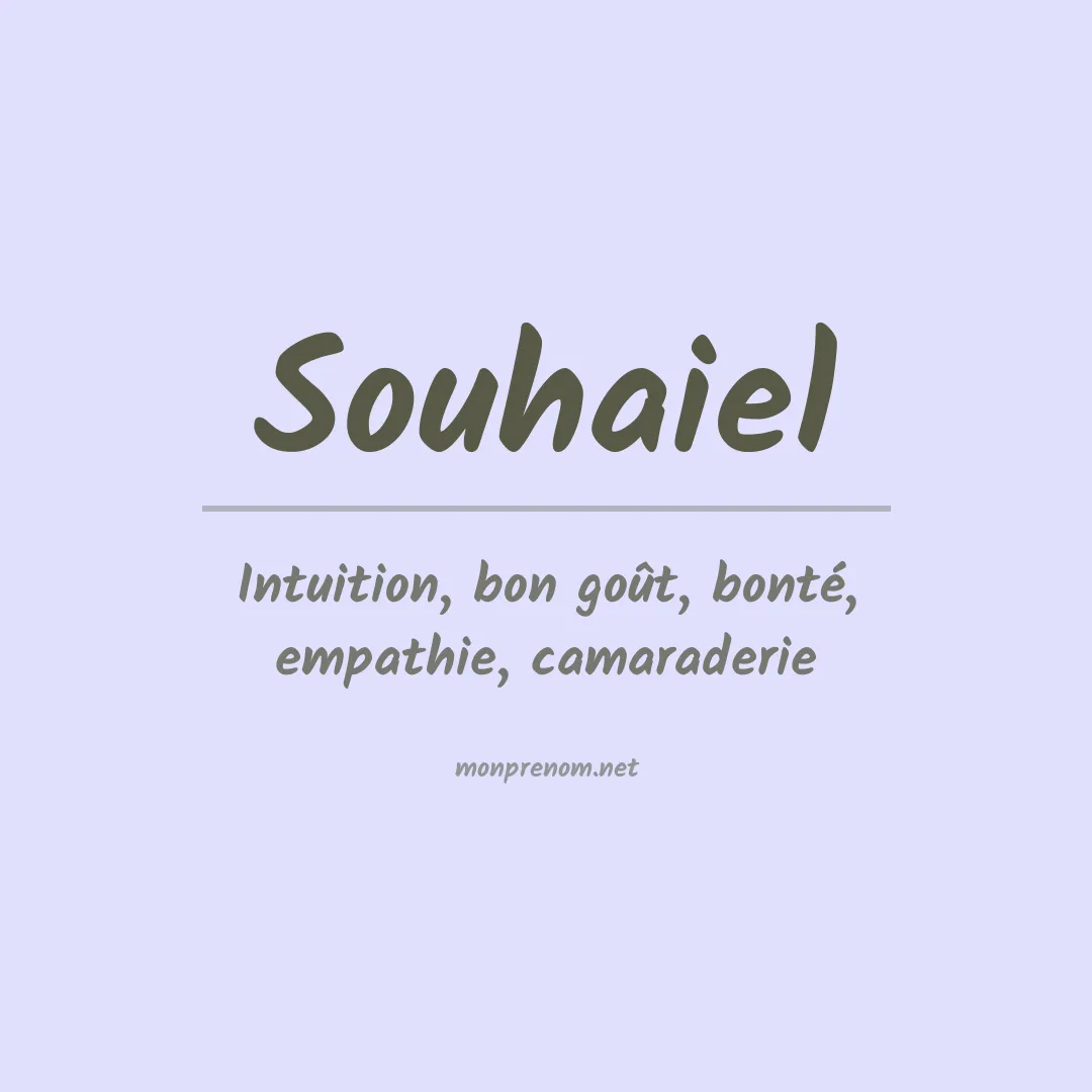Prénom Souhaiel