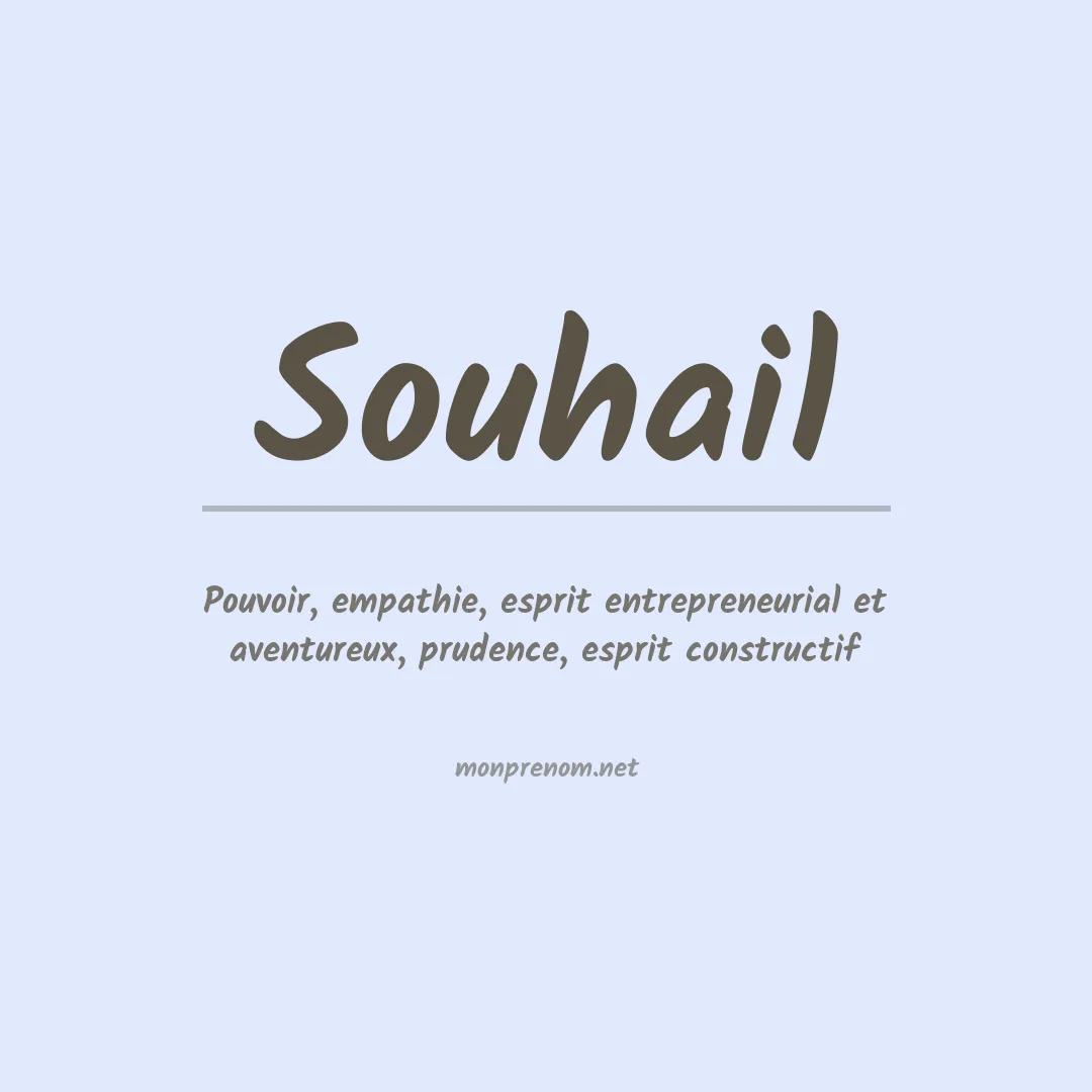 Prénom Souhail