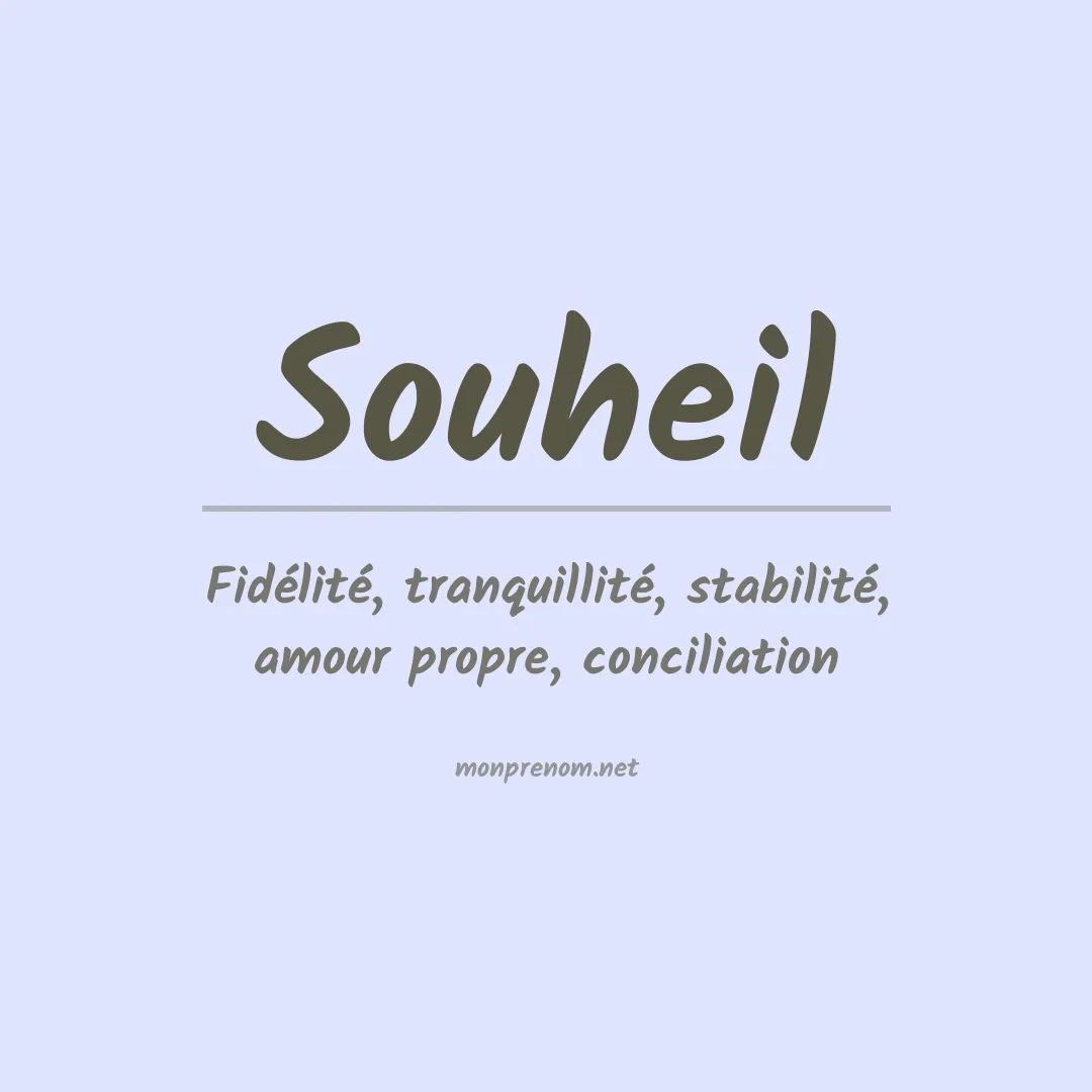 Signification du prénom Souheil