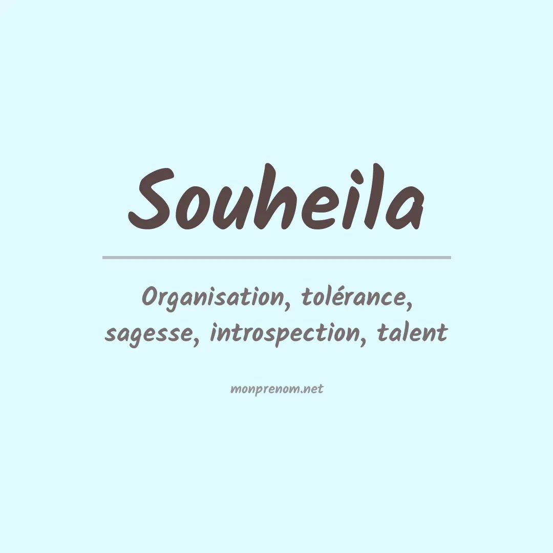 Prénom Souheila