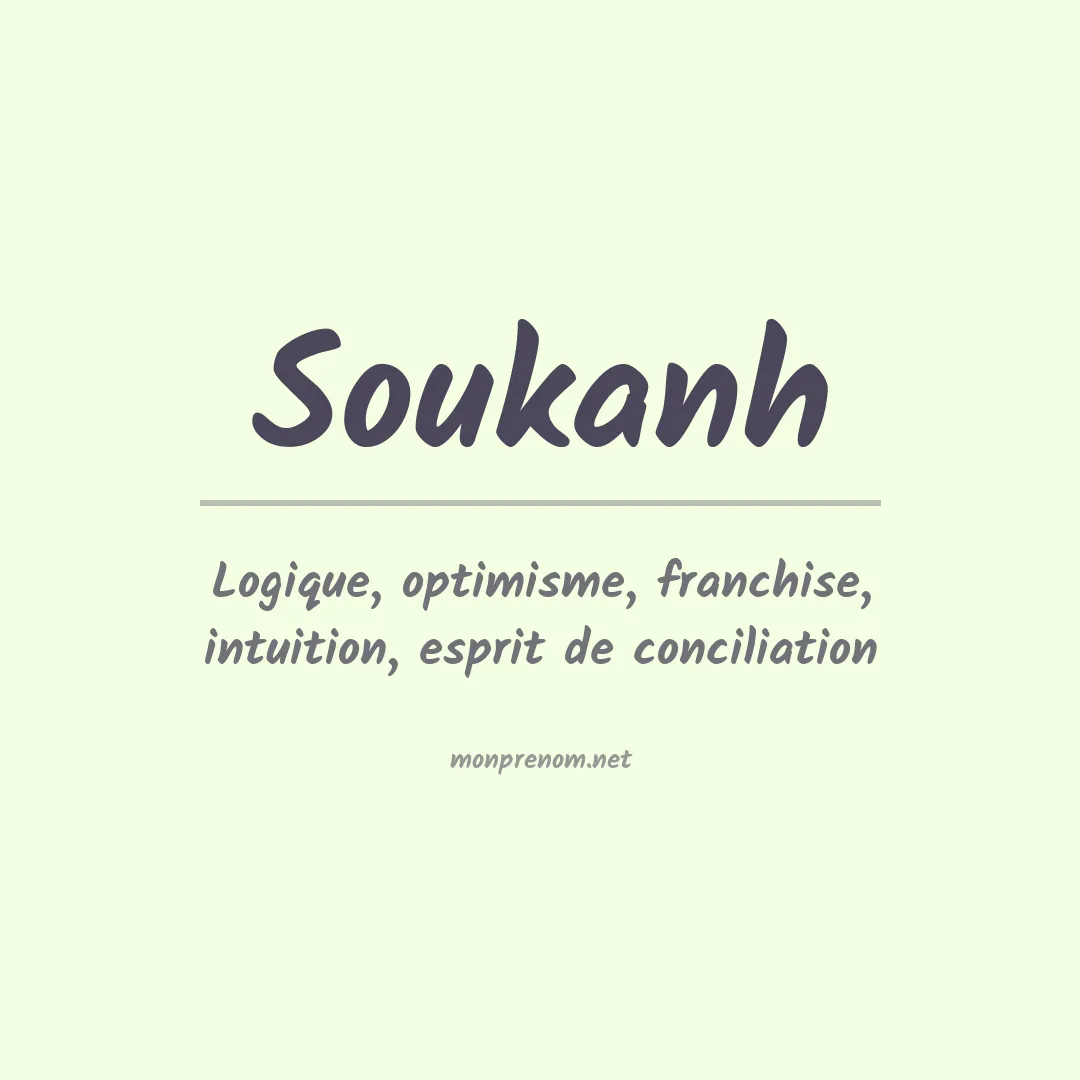 Prénom Soukanh