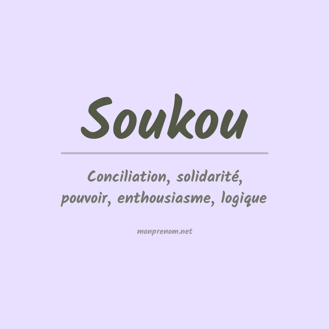 Prénom Soukou