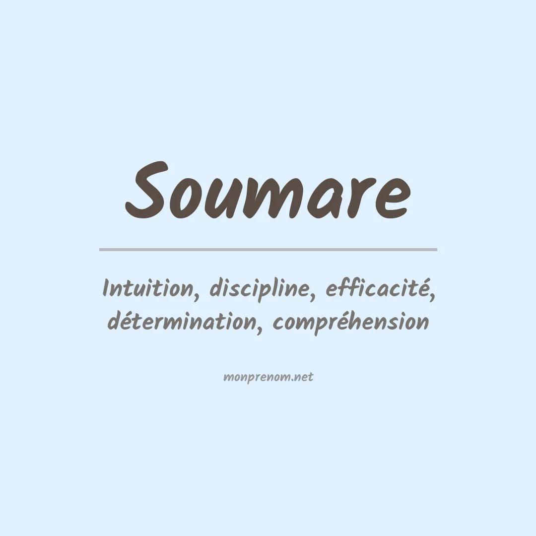 Signification du prénom Soumare