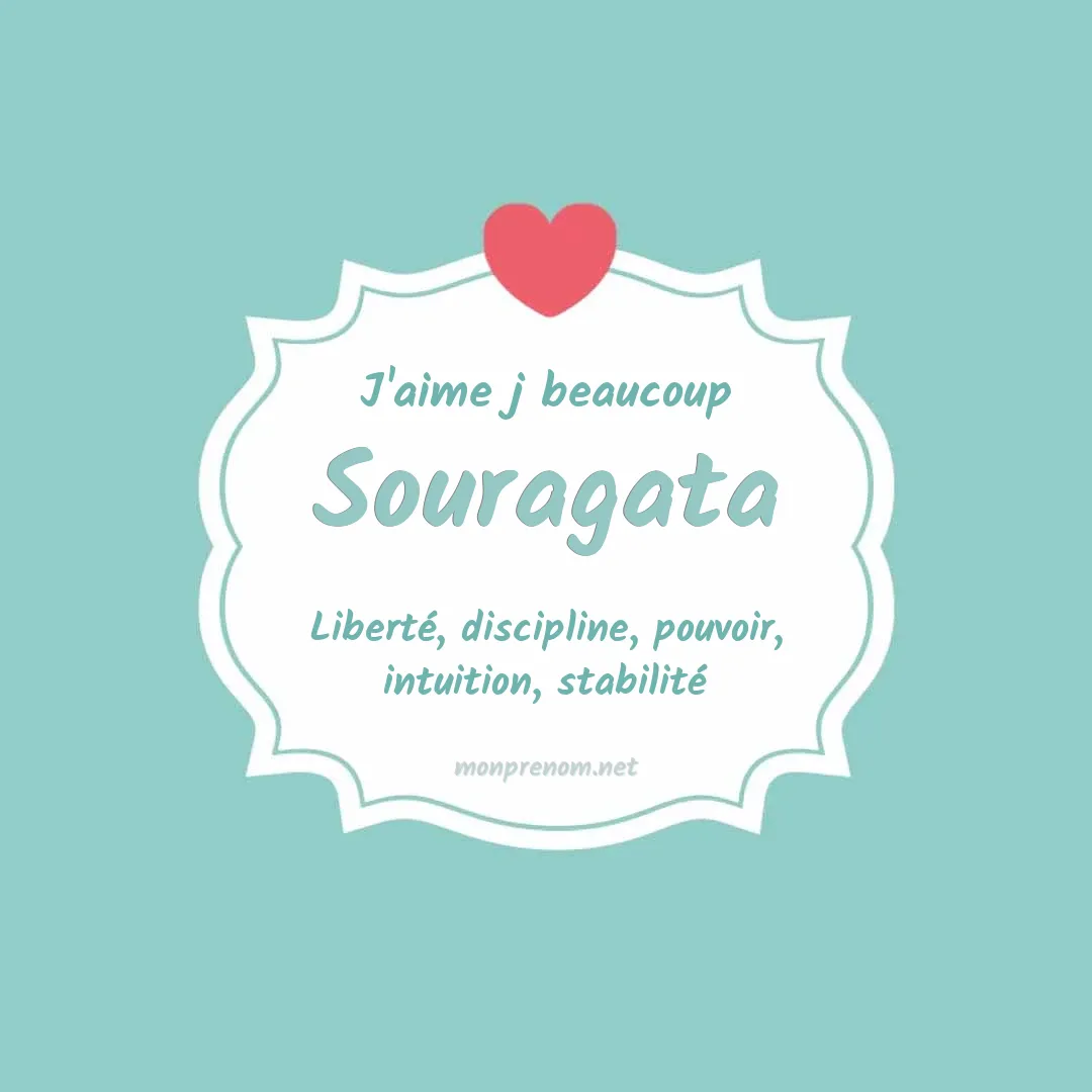 J'aime beaucoup Souragata