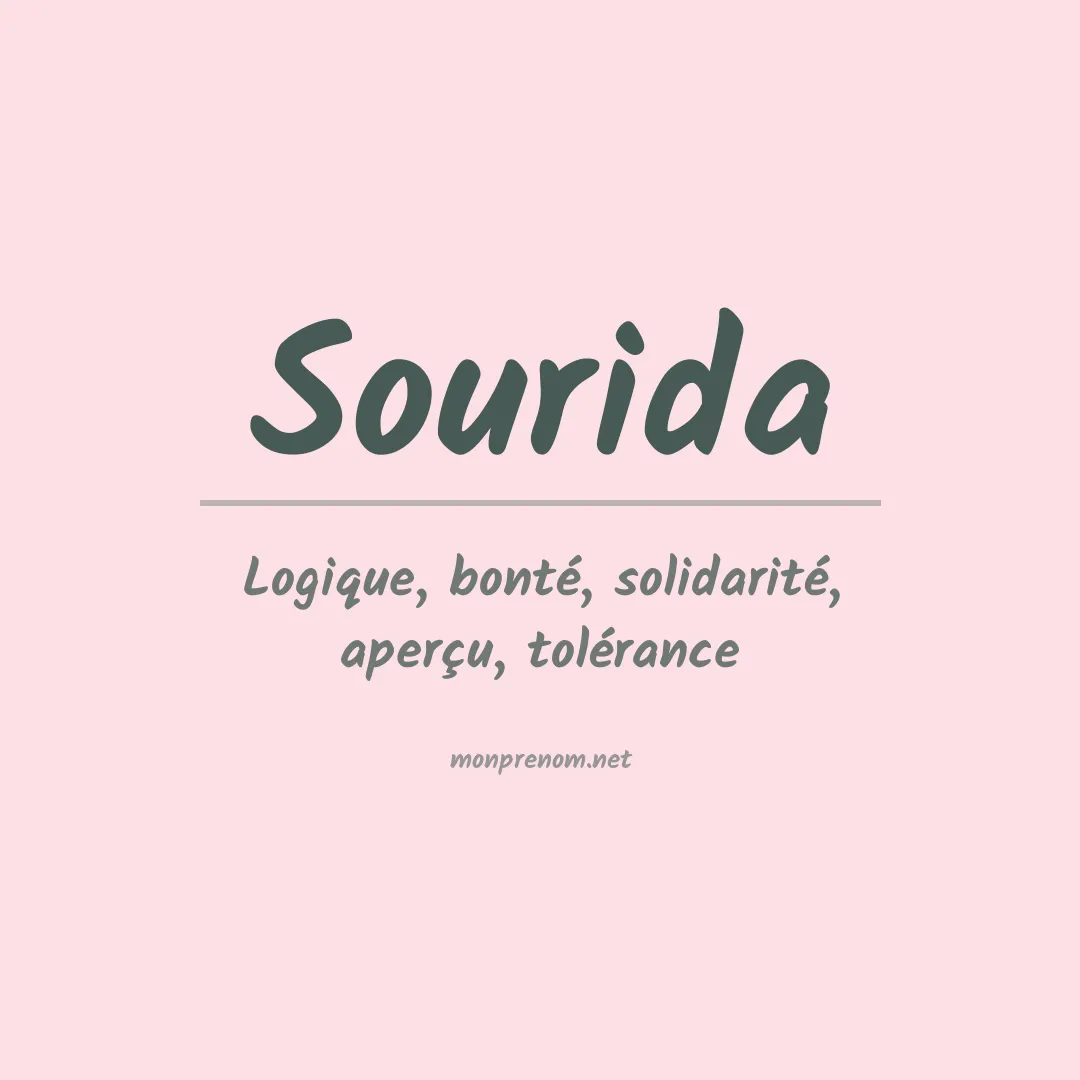 Signification du prénom Sourida