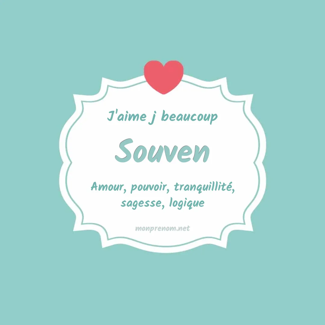 J'aime beaucoup Souven