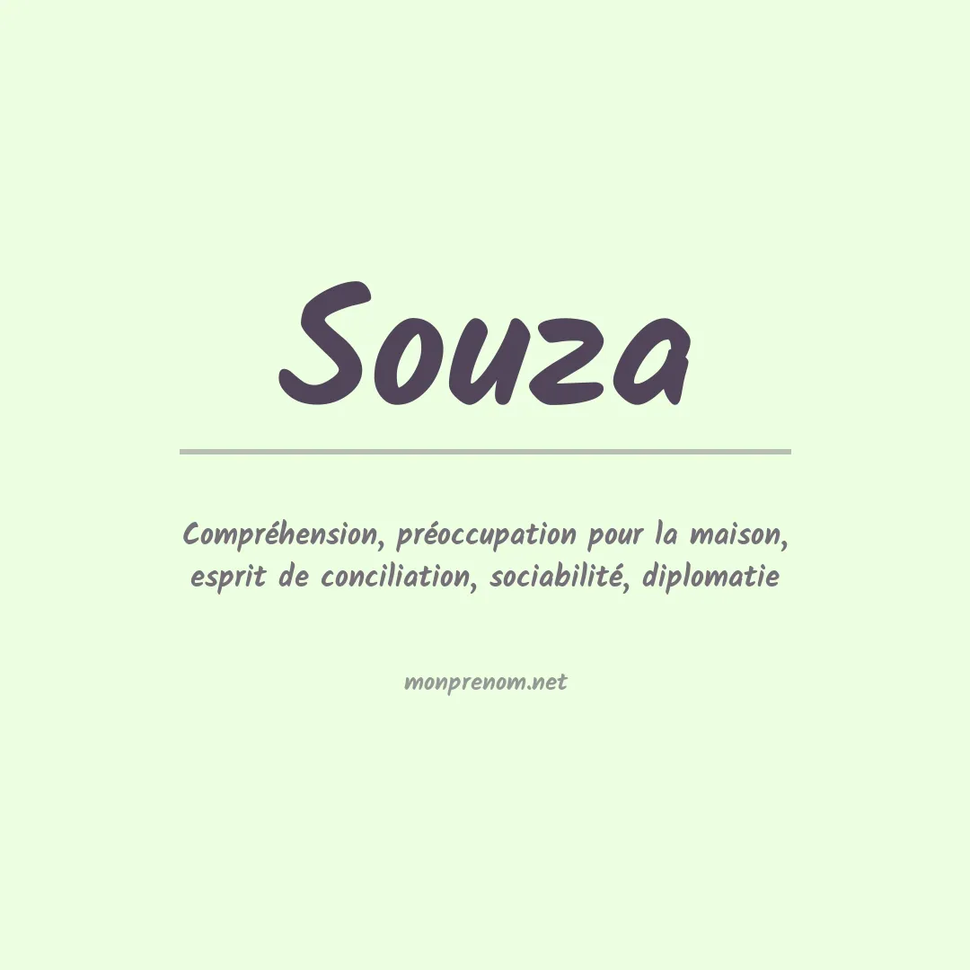 Prénom Souza