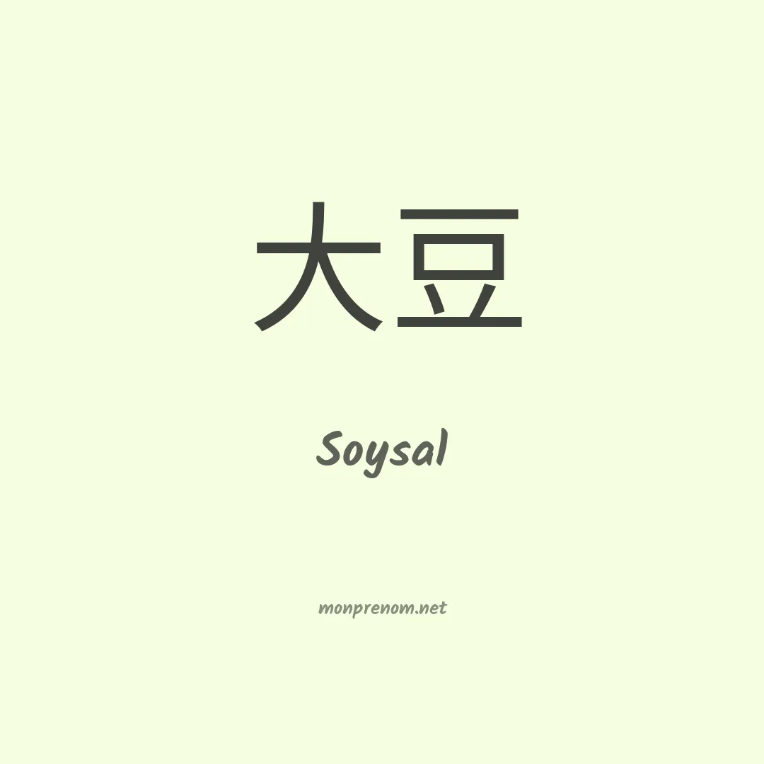 Soysal en chinois