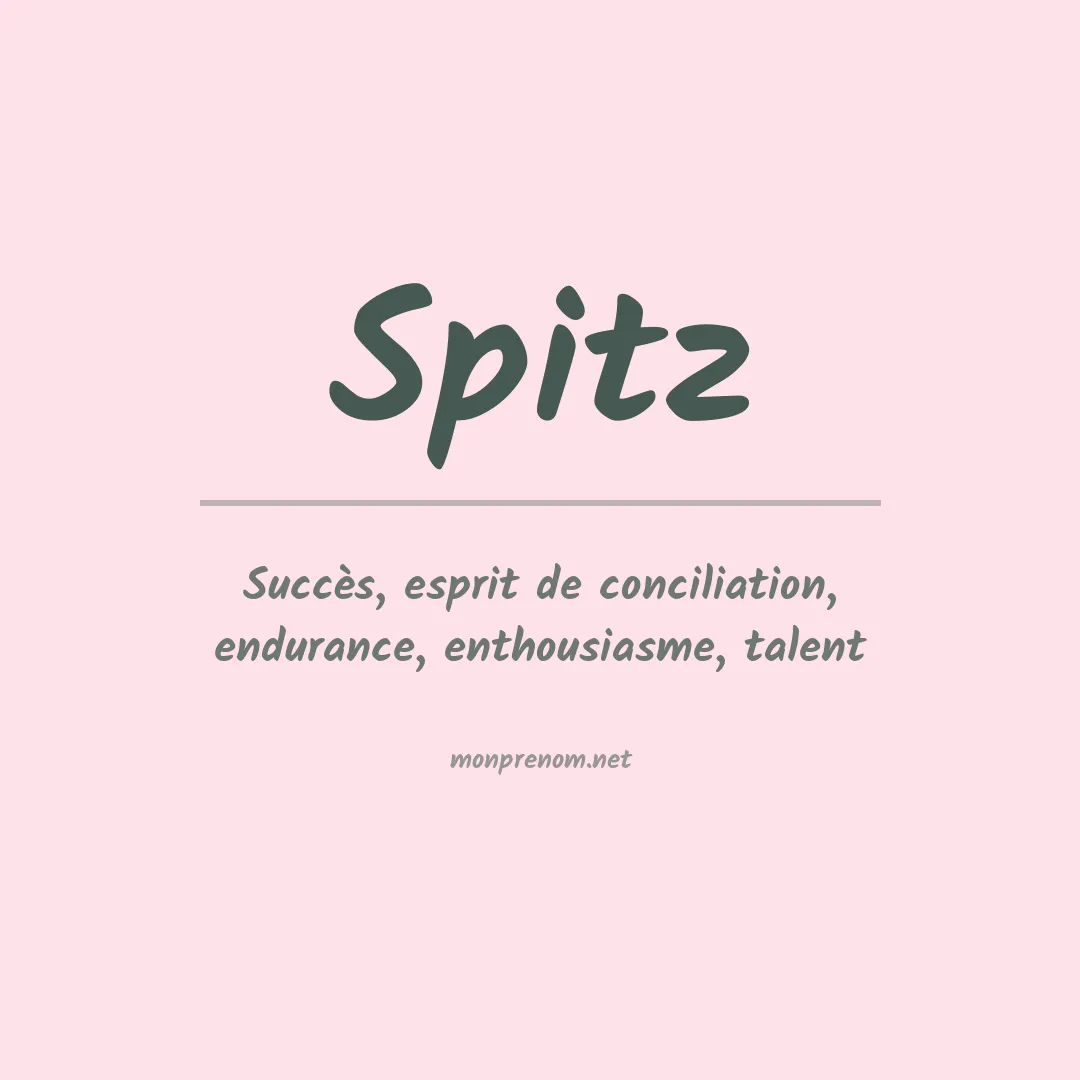 Prénom Spitz