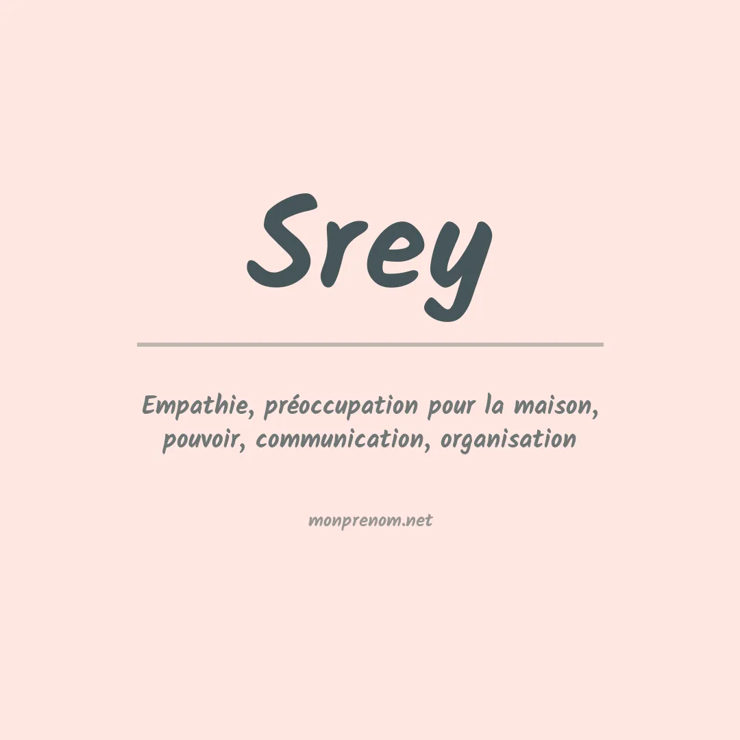 Prénom Srey