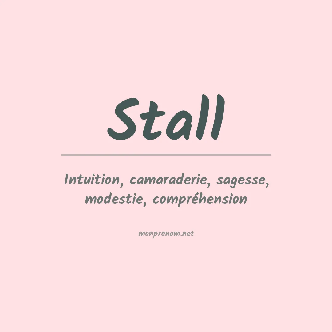 Prénom Stall