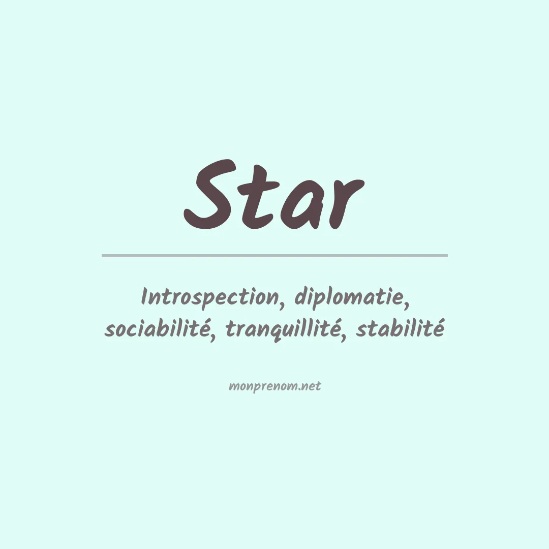 Prénom Star