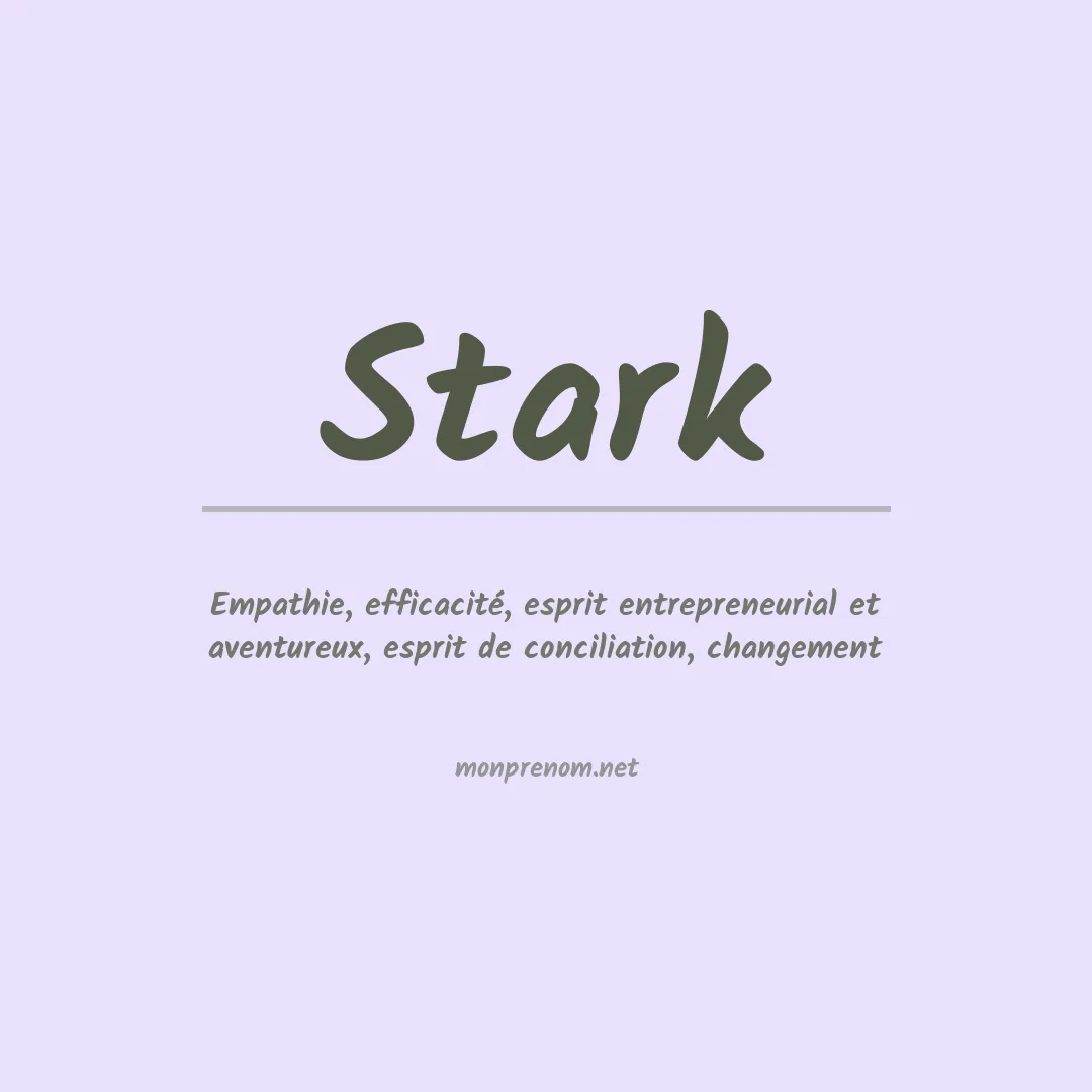 Prénom Stark