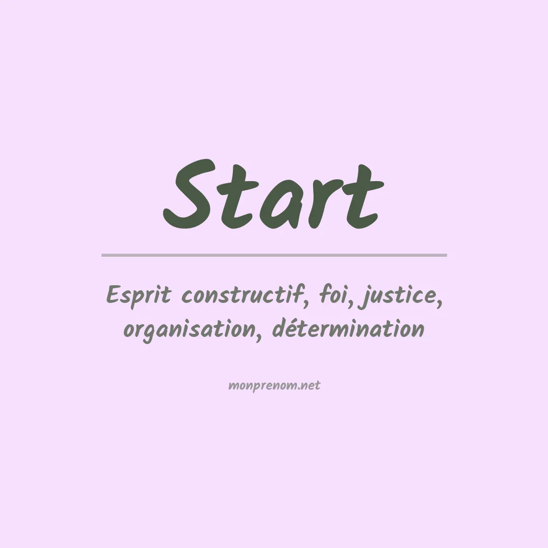 Prénom Start