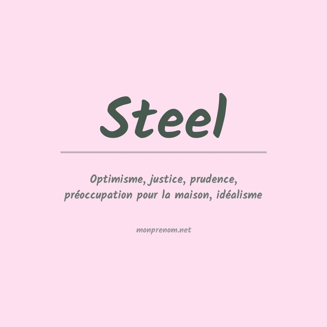 Prénom Steel