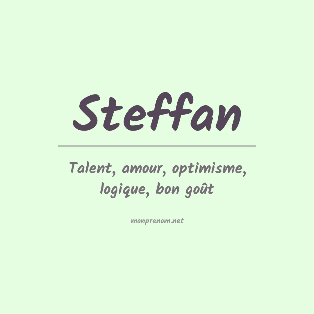 Signification du prénom Steffan
