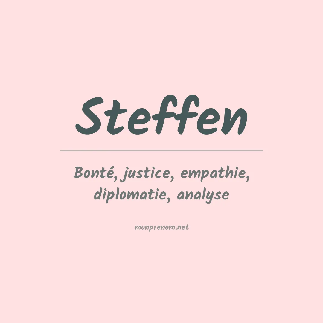 Prénom Steffen