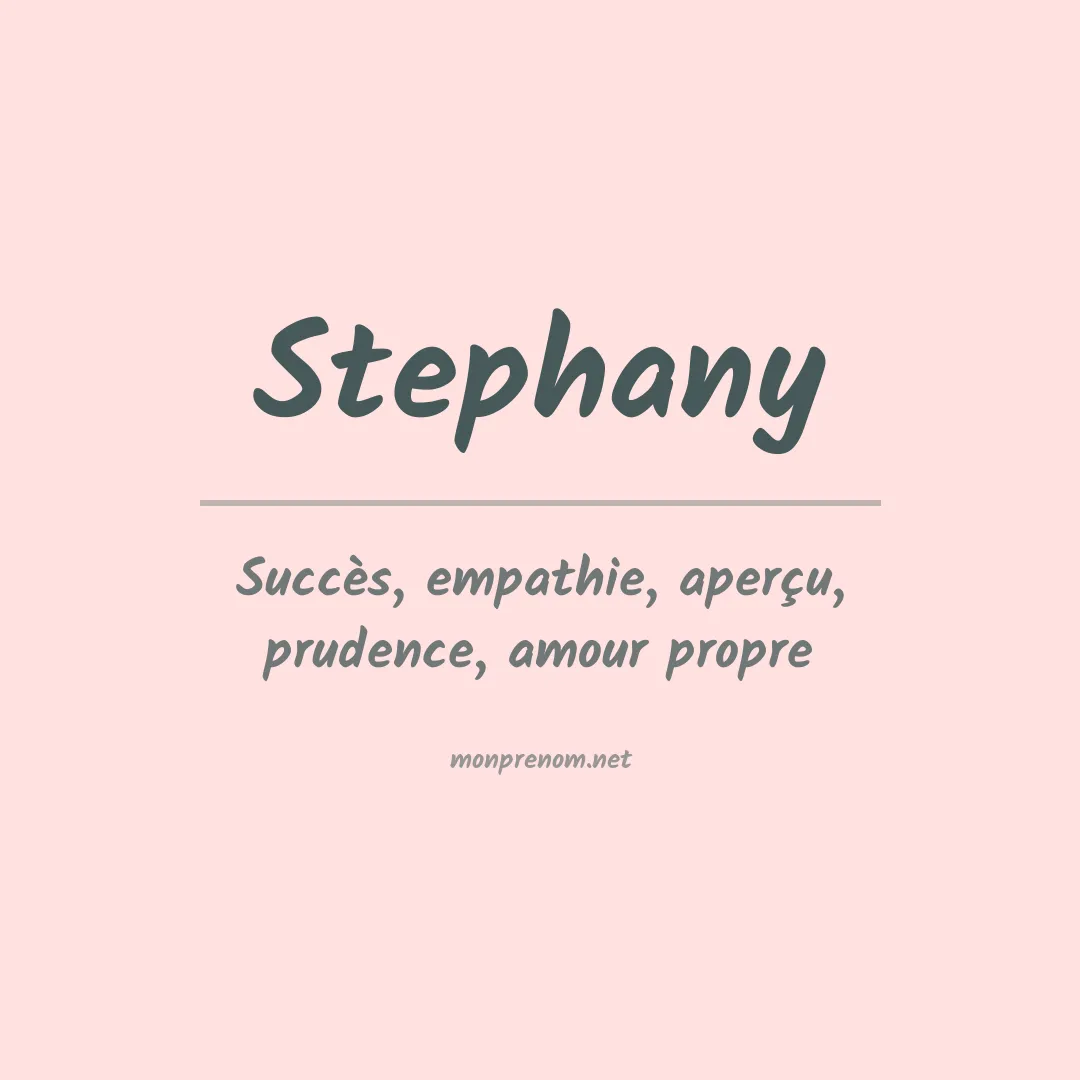 Prénom Stephany